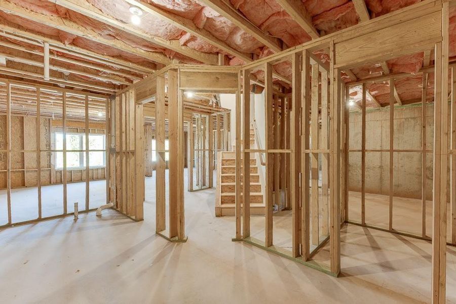 In-progress construction of a new home in , Buford, GA (Image 55).