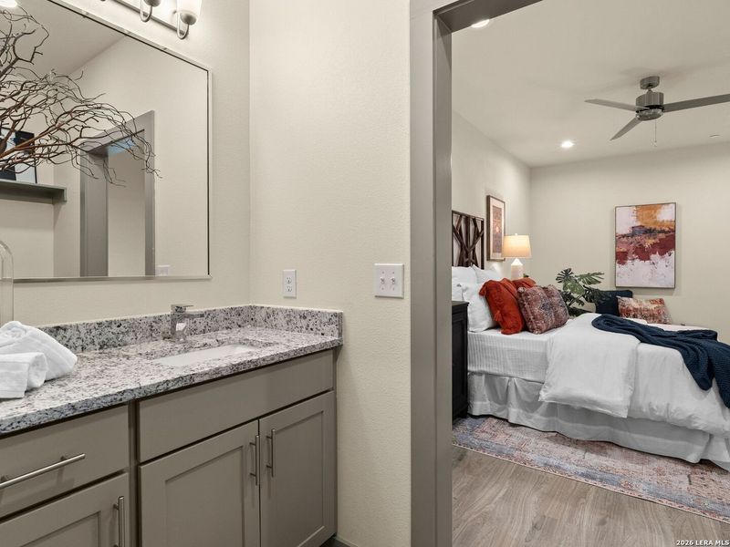 Furnished interior view inside a new home in , New Braunfels (Image 14).
