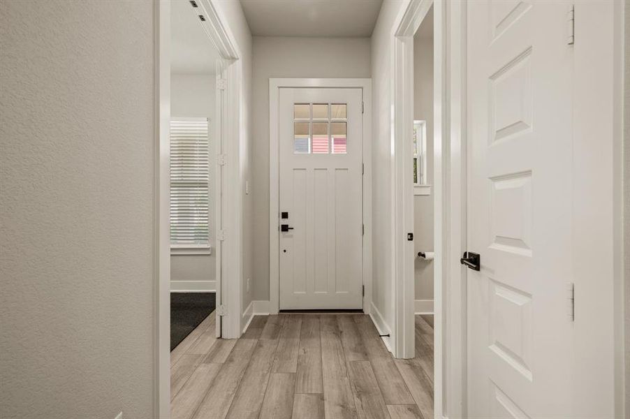 Spacious, unfurnished interior of a new home in HomeTown Garden, North Richland Hills (Image 18). Spacious, unfurnished interior of a new home in HomeTown Garden, North Richland Hills (Image 18).