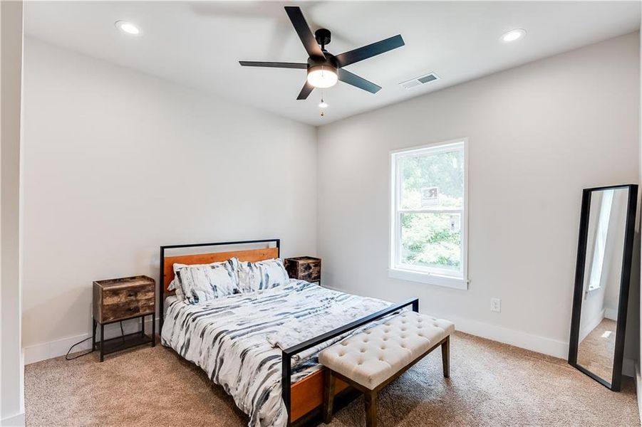 Furnished interior view inside a new home in , Atlanta (Image 15).