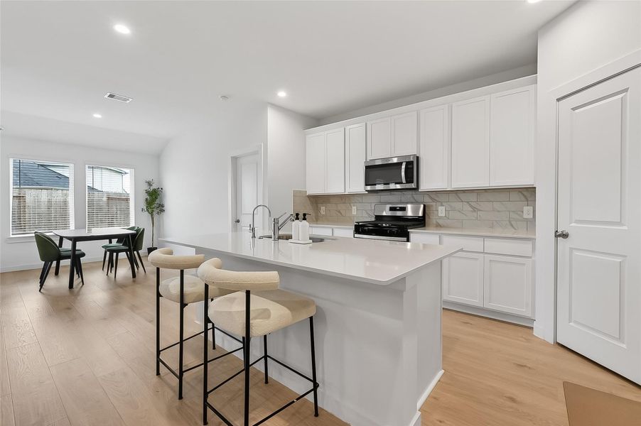 Furnished interior view inside a new home in , Fulshear (Image 5).