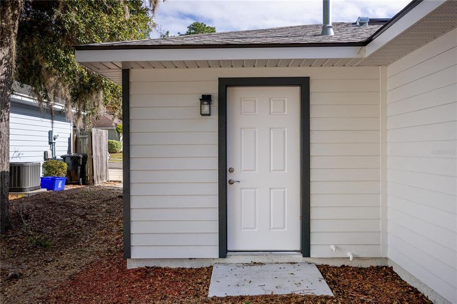 Exterior details and patio area of a home in , Gainesville (Image 23).