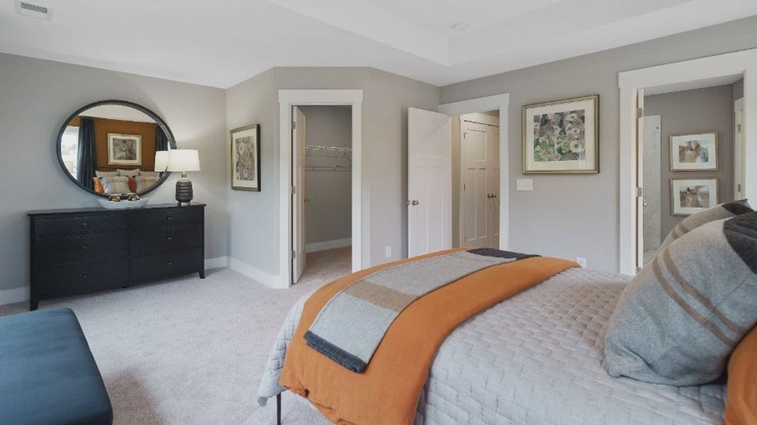 Furnished interior view inside a new home in Sidney Creek Townhomes, Zebulon (Image 20).