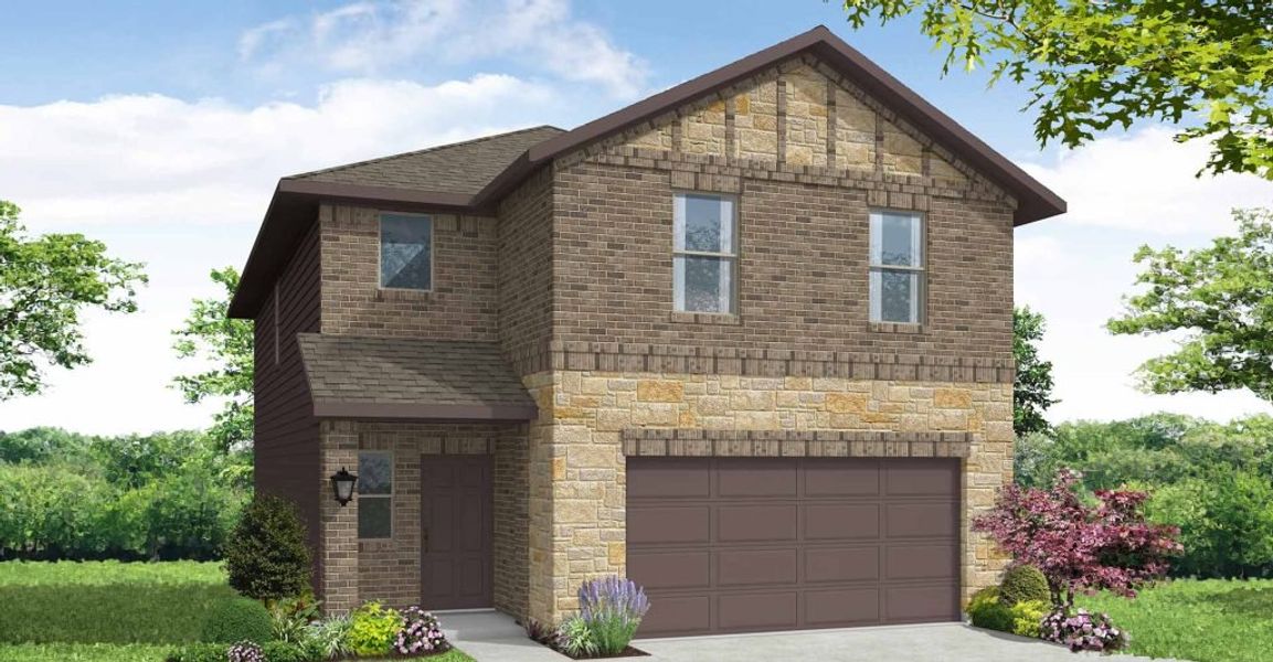 Representative exterior photo of a completed home built from the Mulberry by Impression Homes in Northspur, Terrell, TX (Image 6).