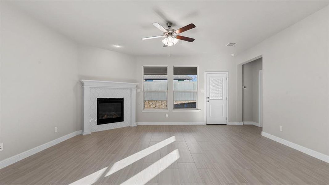 Spacious, unfurnished interior of a new home in Pecan Square, Northlake (Image 19). Spacious, unfurnished interior of a new home in Pecan Square, Northlake (Image 19).