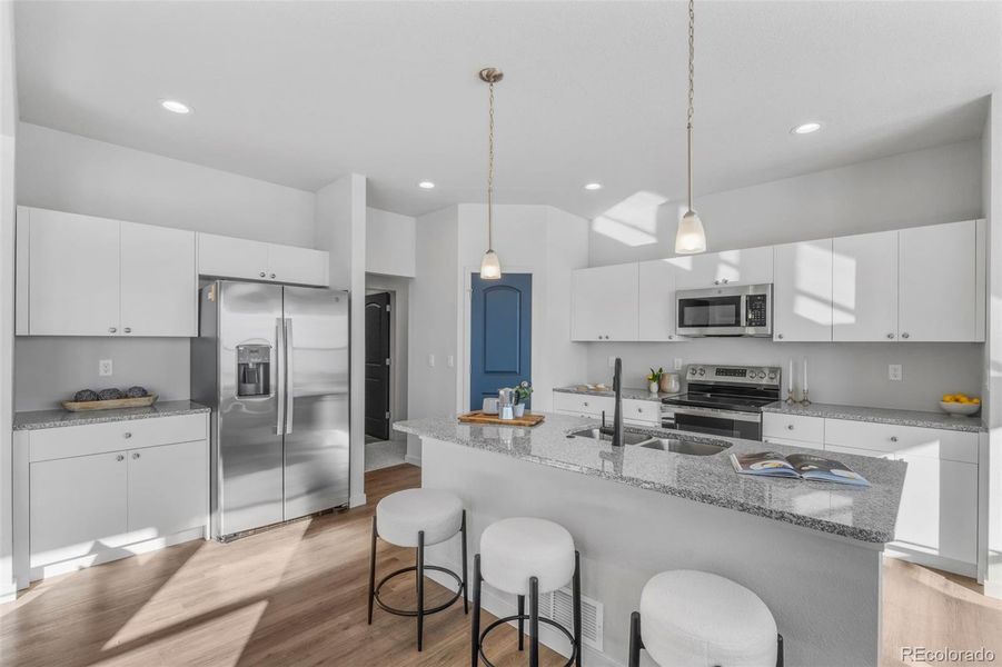 Furnished interior view inside a new home in , Pueblo West (Image 28).