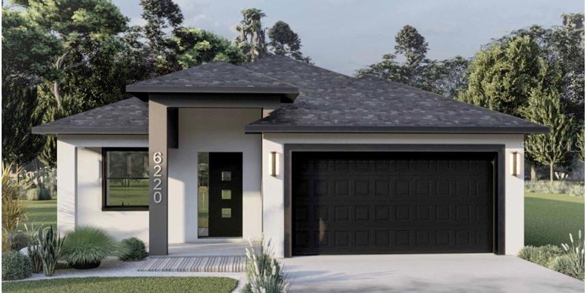 Front exterior of a new home in , Tampa, FL, highlighting curb appeal (Image 2).