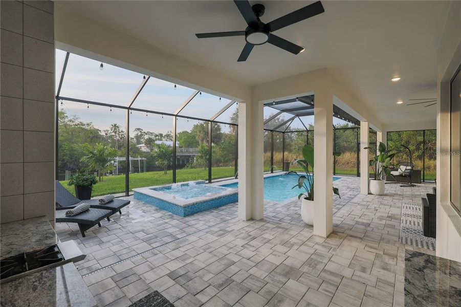 Exterior details and patio area of a home in , Port Charlotte (Image 21).