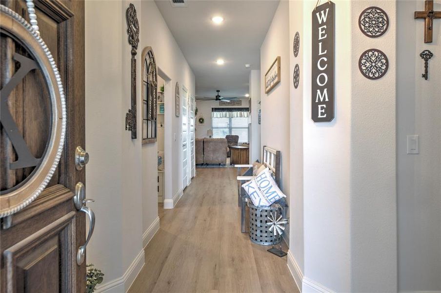 Entrance hallway from front door