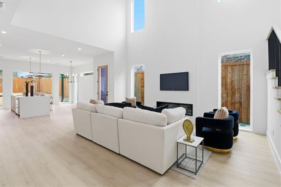 Furnished interior view inside a new home in , Dallas (Image 18).