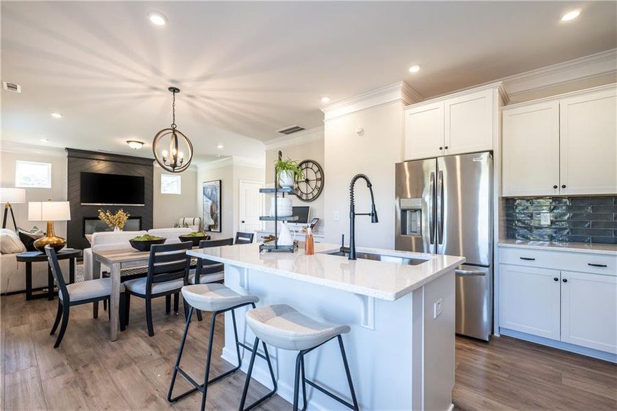 Furnished interior view inside a new home in Laurel Ridge, Rock Spring (Image 26).
