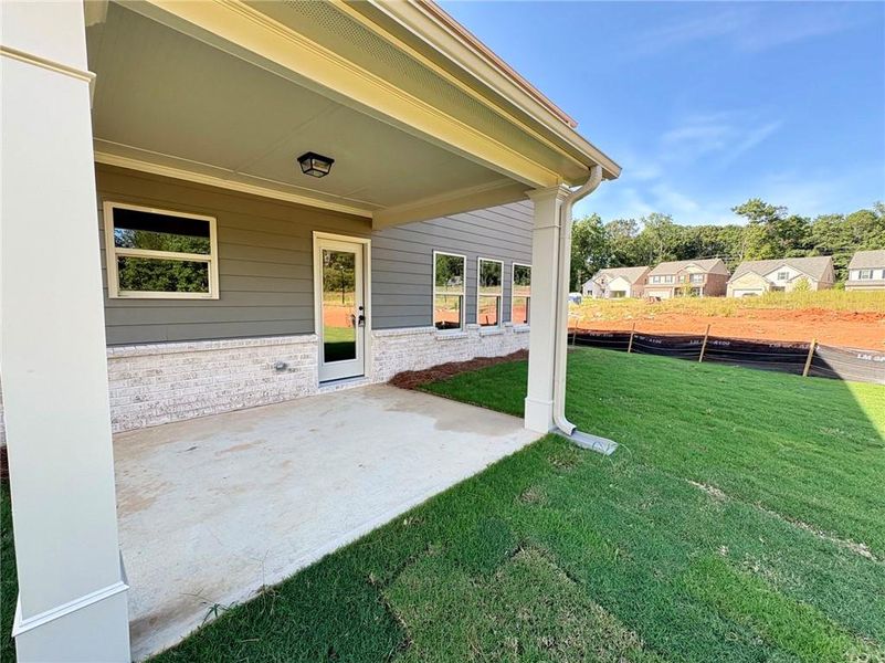 Exterior details and patio area of a home in , Grayson (Image 18).