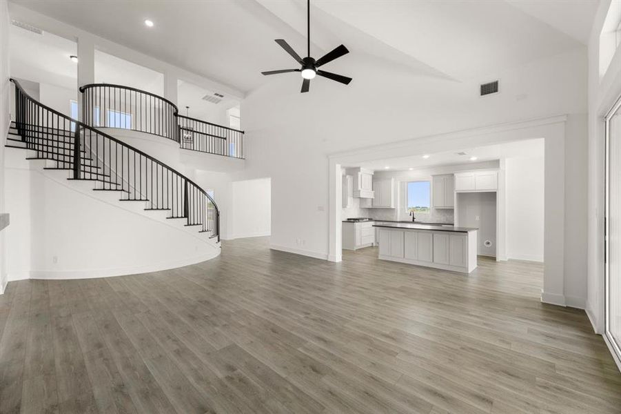 Spacious, unfurnished interior of a new home in Polo Ridge, Forney (Image 27). Spacious, unfurnished interior of a new home in Polo Ridge, Forney (Image 27).