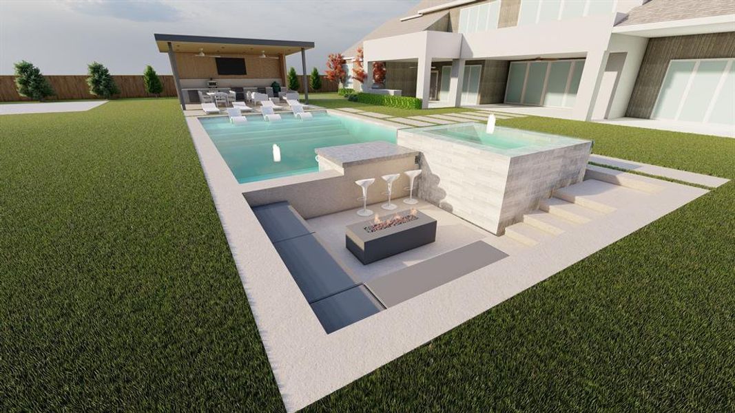 Exterior details and patio area of a home in , Frisco (Image 17).