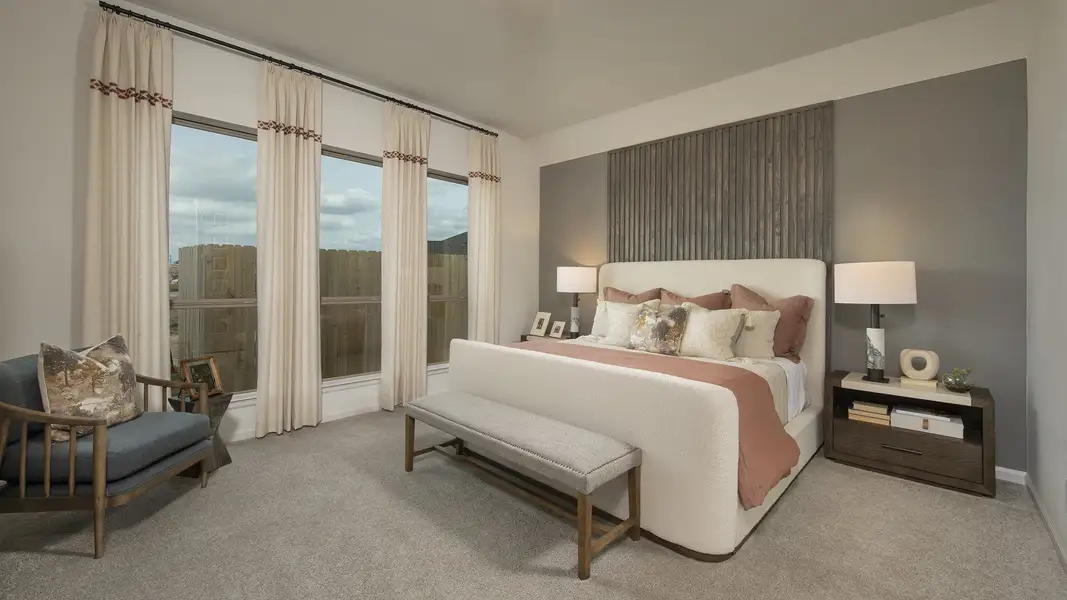 Furnished interior view inside a new home in Harvest Green, Richmond (Image 9).
