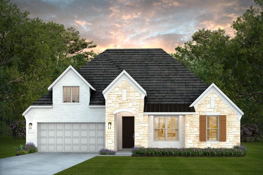 Representative exterior photo of a completed home built from the Cuney by Pulte Homes in Davis Ranch, San Antonio, TX (Image 21). Representative exterior photo of a completed home built from the Cuney by Pulte Homes in Davis Ranch, San Antonio, TX (Image 21).