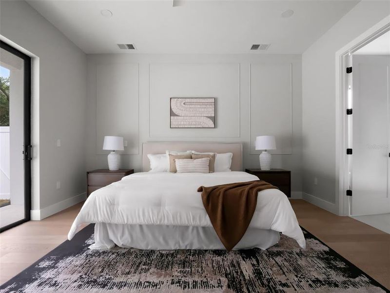 Furnished interior view inside a new home in , Orlando (Image 18).