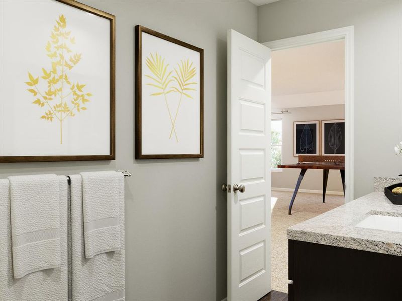 Photos are a representation of the floor plan. Options and interior selections will vary.