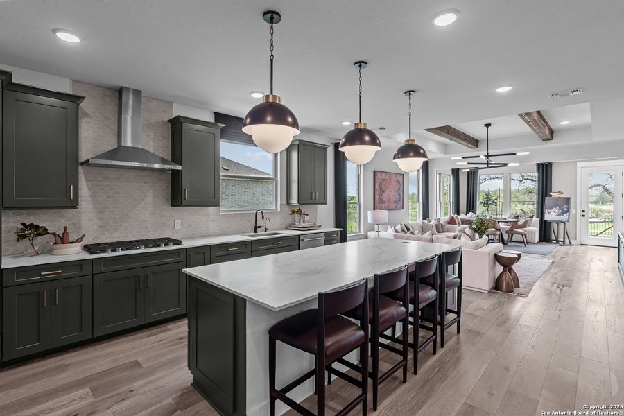 Furnished interior view inside a new home in Del Webb New Braunfels at Veramendi, New Braunfels (Image 23).