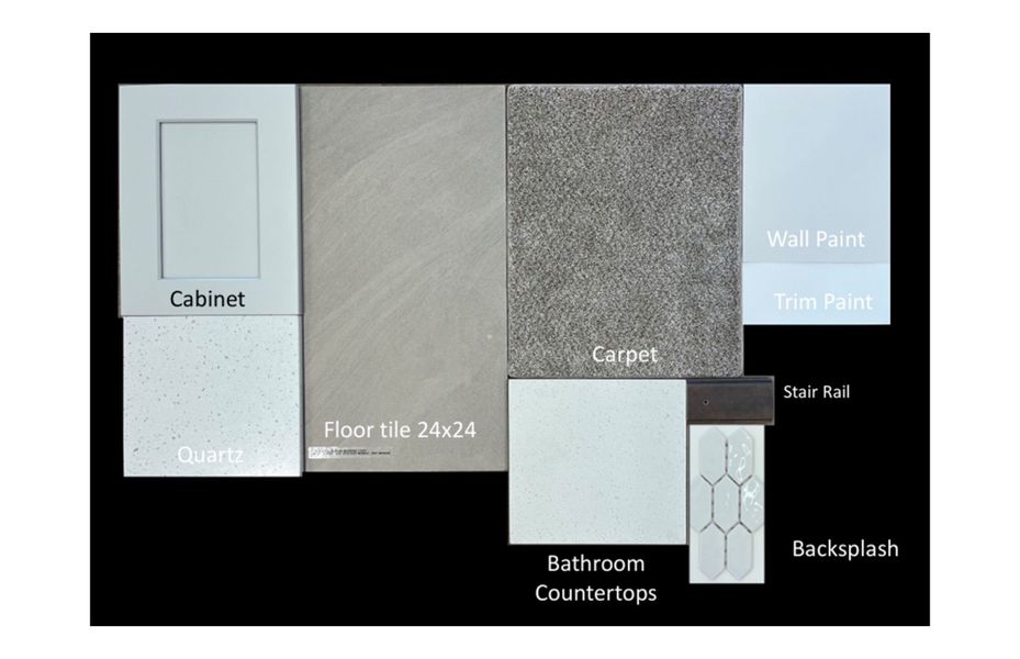 Sample of building materials used in homes in Soleo, San Tan Valley (Image 25).