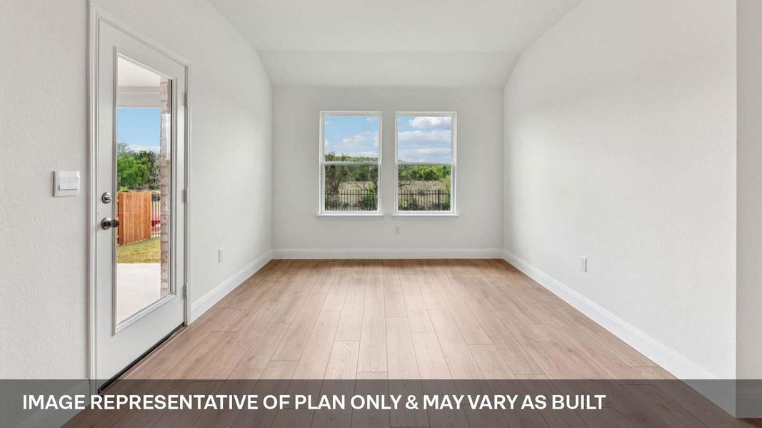 Spacious, unfurnished interior of a new home in Railhead, Cedar Creek (Image 32).