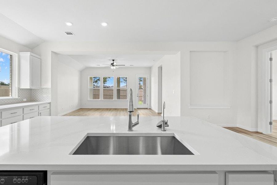 Furnished interior view inside a new home in The Colony, Bastrop (Image 8).