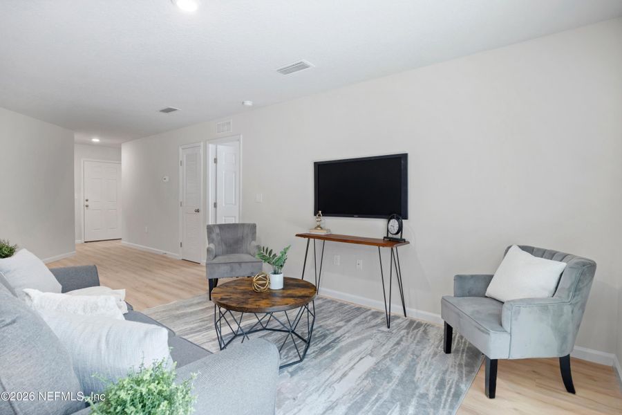 Furnished interior view inside a new home in , Jacksonville (Image 10).