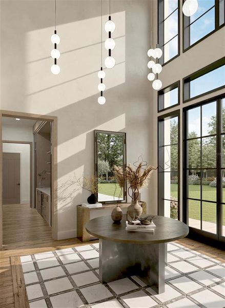 Furnished interior view inside a new home in Lake Sheen Sound, Orlando (Image 13).