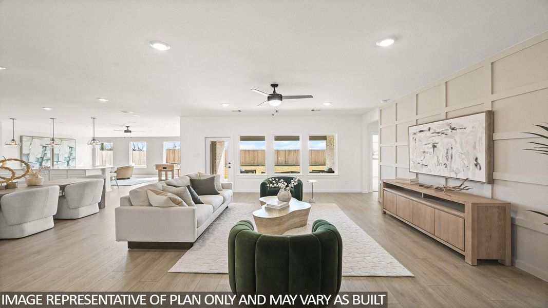 Furnished interior view inside a new home in Riverside Estates, Baytown (Image 9).