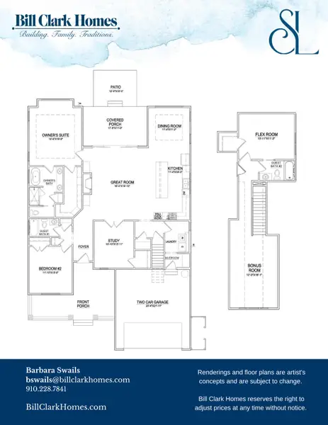 2D floor plan layout of this home in Sidbury Landing, Wilmington, NC (Image 2). 2D floor plan layout of this home in Sidbury Landing, Wilmington, NC (Image 2).