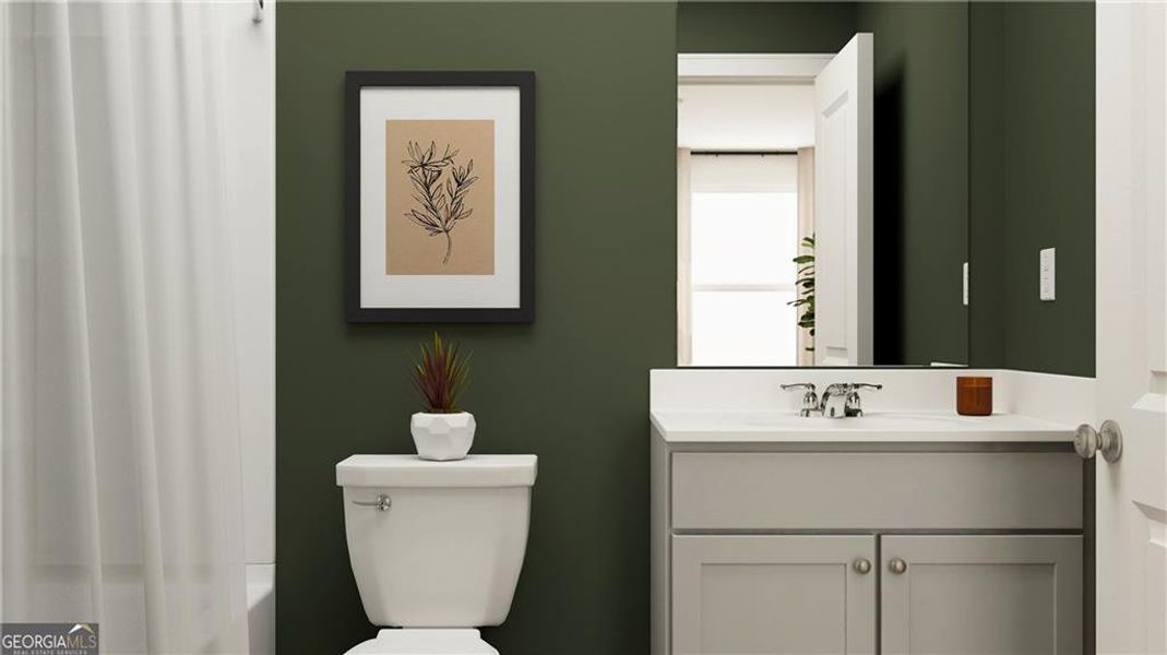 Furnished interior view inside a new home in Millers Pointe, Conyers (Image 13).