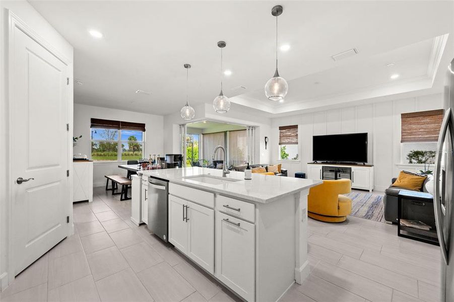 Furnished interior view inside a new home in , Alva (Image 38).