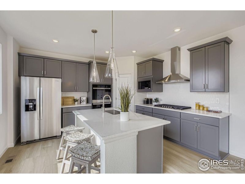 New stainless steel appliances