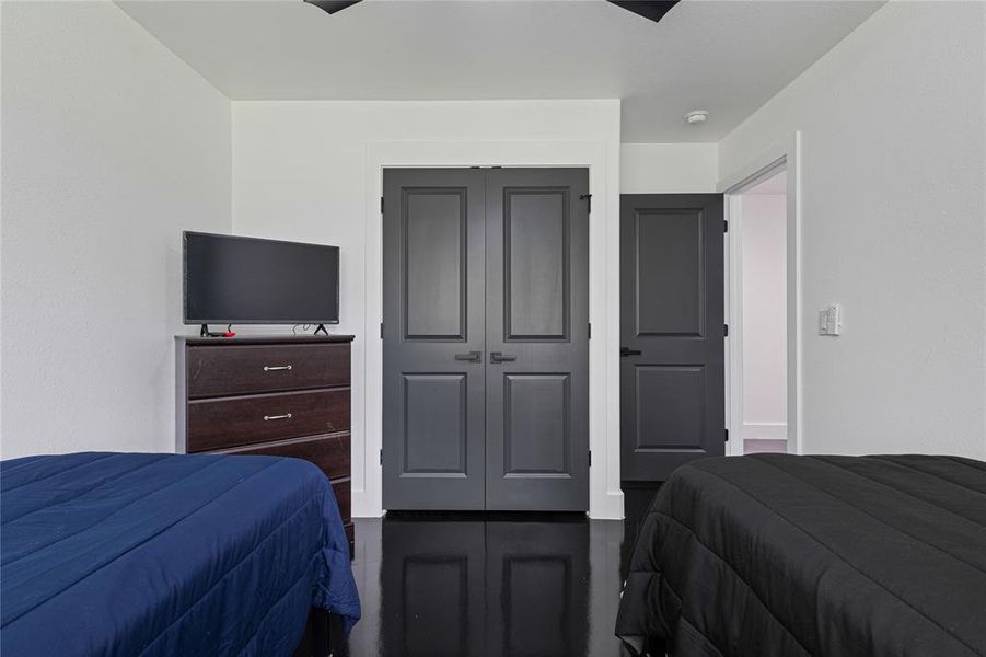 Bedroom with a closet