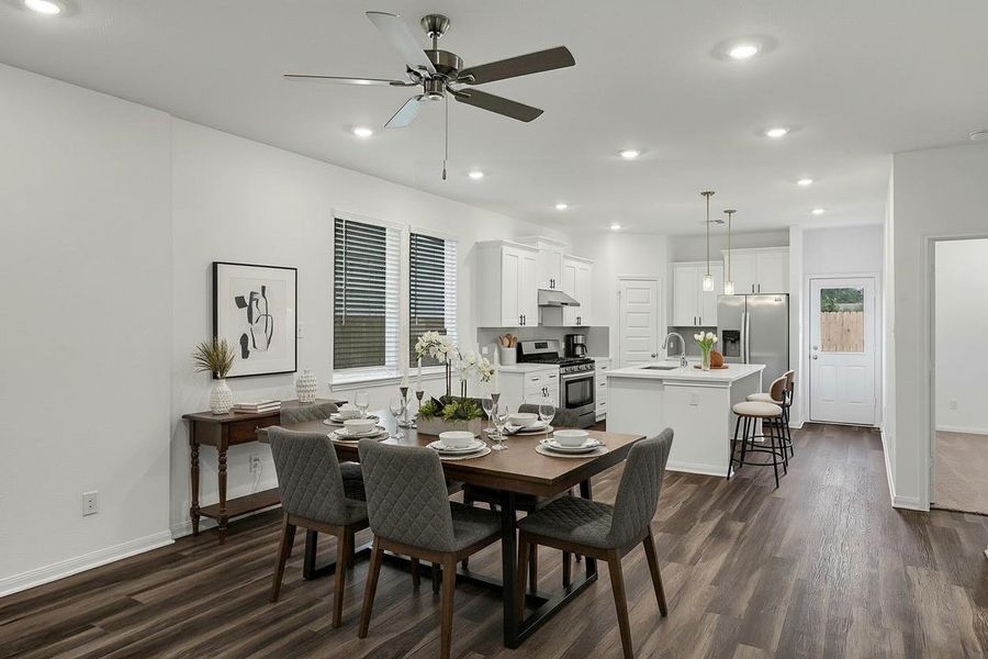 Furnished interior view inside a new home in Aldine Pines, Houston (Image 16).