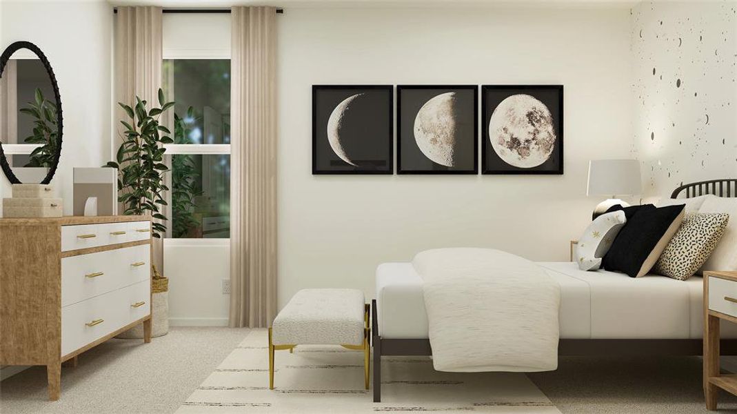 Furnished interior view inside a new home in McKenzie Trails, Balch Springs (Image 9).