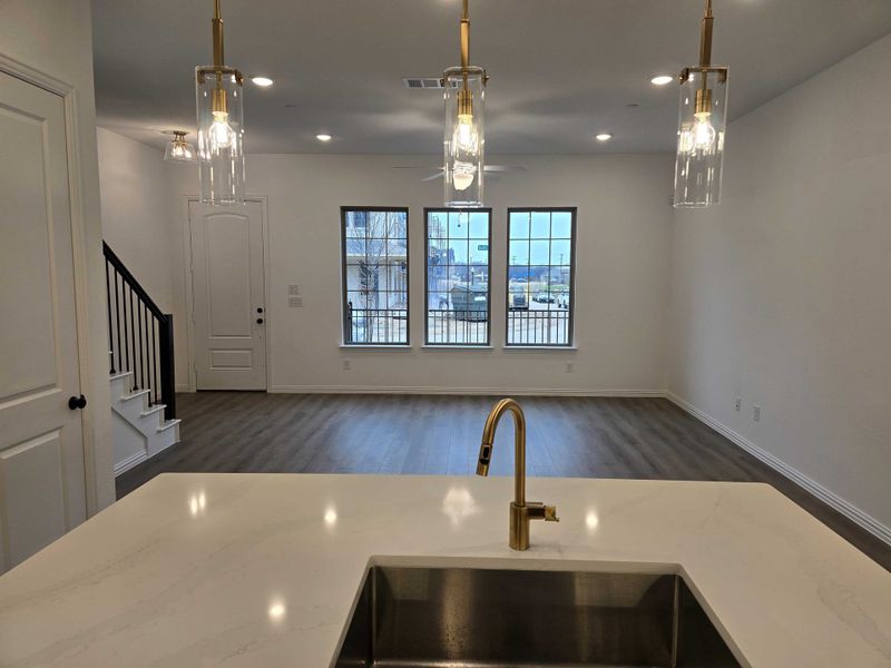 Open Kitchen-Living-Dining Room Construction Progress