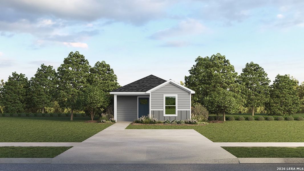 Front exterior of a new home in Sonora, San Antonio, TX, highlighting curb appeal (Image 1). Front exterior of a new home in Sonora, San Antonio, TX, highlighting curb appeal (Image 1).