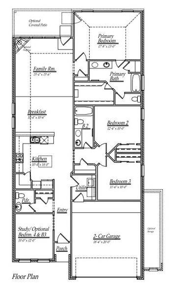 2D floor plan layout of this home in Champions Oak, Houston, TX (Image 4). 2D floor plan layout of this home in Champions Oak, Houston, TX (Image 4).