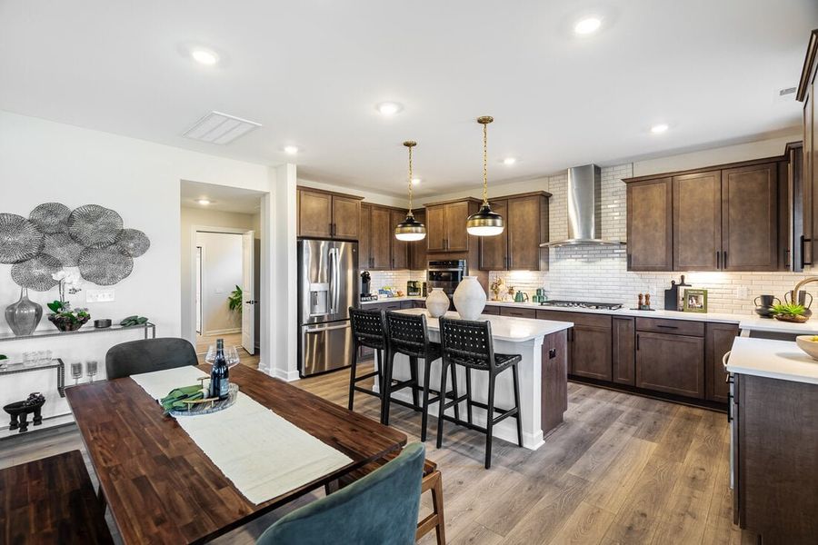 Furnished interior view inside a new home in Silverstone, Knightdale (Image 5).