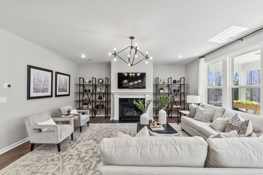Representative furnished interior of a home built from the London by Taylor Morrison in Tramore, Harrisburg (Image 34).