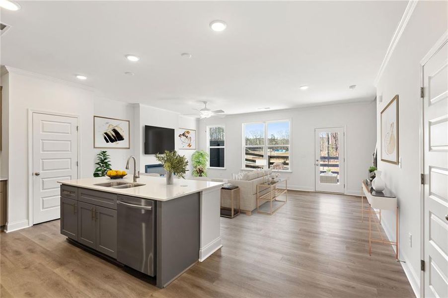 Furnished interior view inside a new home in Porter Reserve, Decatur (Image 15).