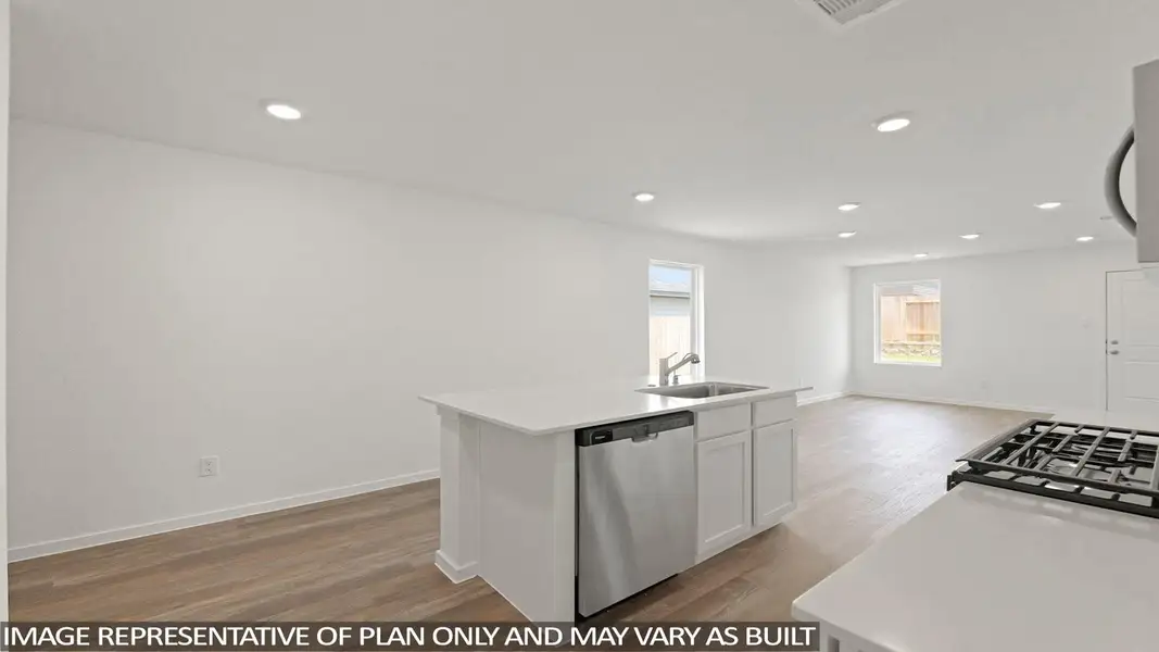 Furnished interior view inside a new home in Porters Mill, New Caney (Image 5).