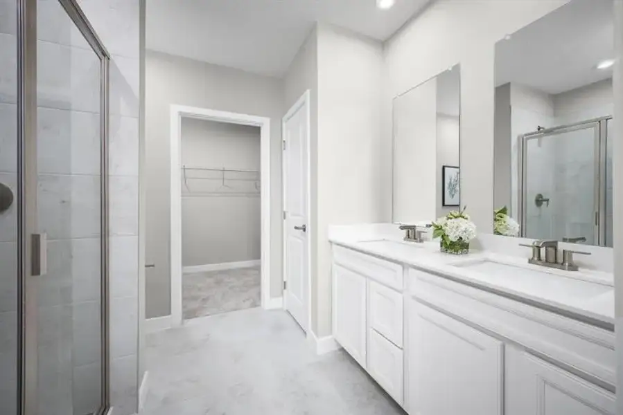 Furnished interior view inside a new home in Emerald Fields Villas, Hudson (Image 8).
