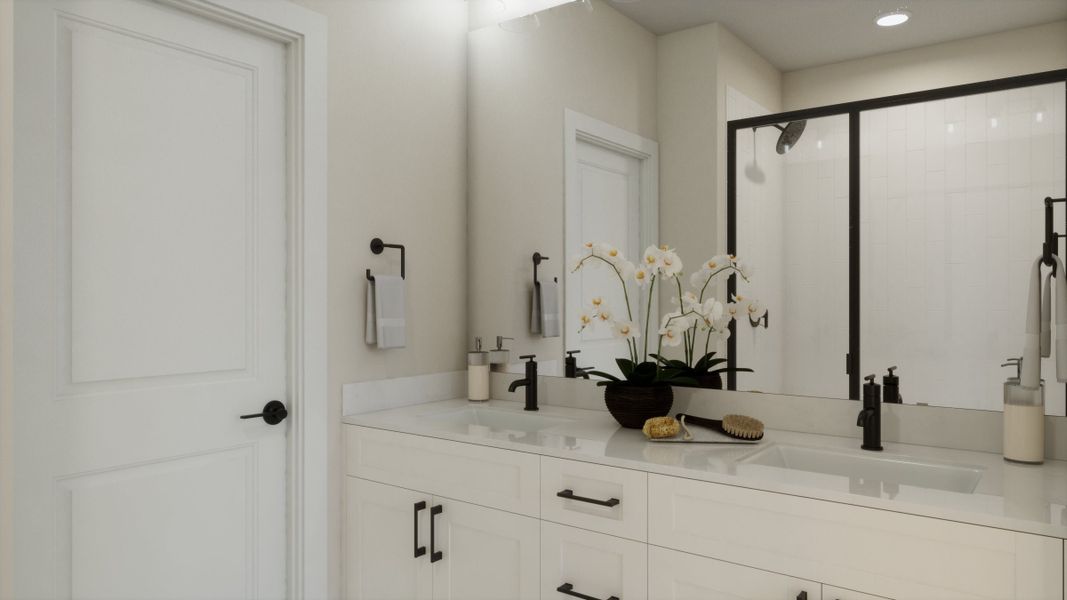 Representative furnished interior of a home built from the 1 by Trumark Homes in Berkeley Villas, Denver (Image 7).