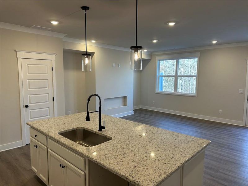 Furnished interior view inside a new home in Millstone at Mundy Mill, Gainesville (Image 8).
