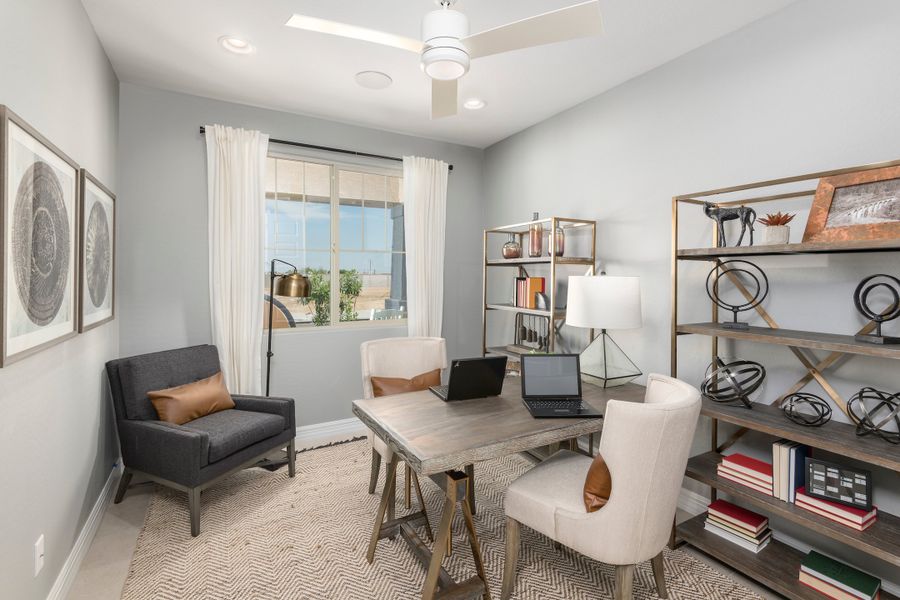 Representative furnished interior of a home built from the Geneva by Beazer Homes in Highpointe at Northpointe, Peoria (Image 12).