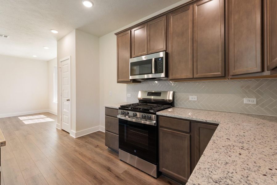 Furnished interior view inside a new home in , Brenham (Image 11).