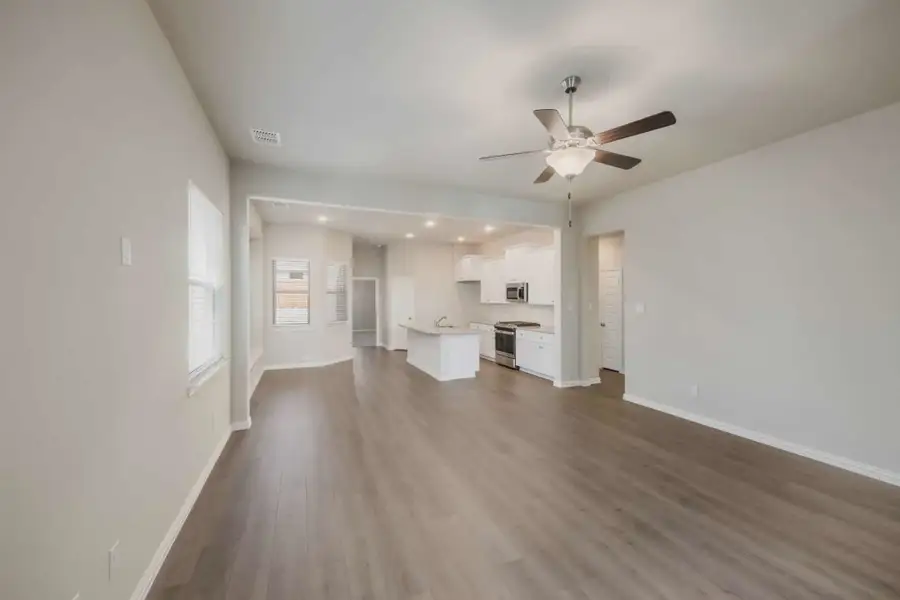 Representative unfurnished interior of a home built from the Cambridge by Chesmar Homes in Heartland 40's, Heartland (Image 15).
