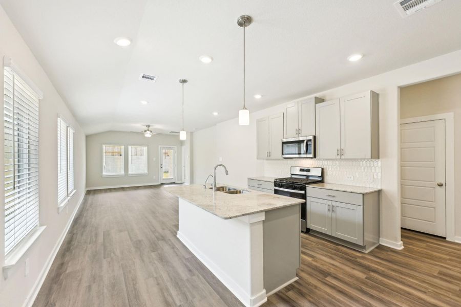 Photo is not of the actual home but is an inspirational photo of builder’s model home and may depict options, furnishings, and/or decorator features that are not included.